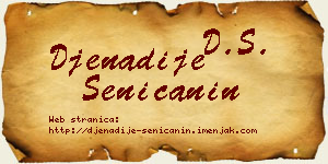 Đenadije Seničanin vizit kartica